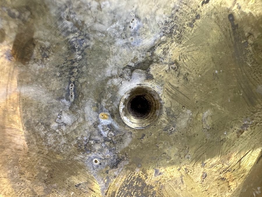 Large Brass Ewer Vessel With Handle 23'H [Photo 10]