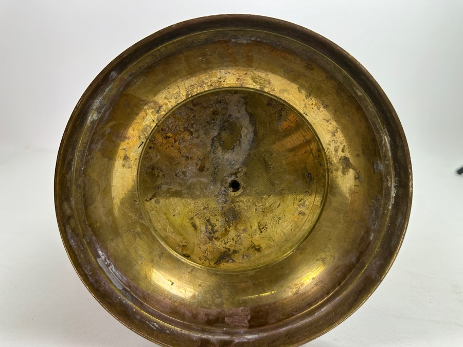 Large Brass Ewer Vessel With Handle 23'H [Photo 9]