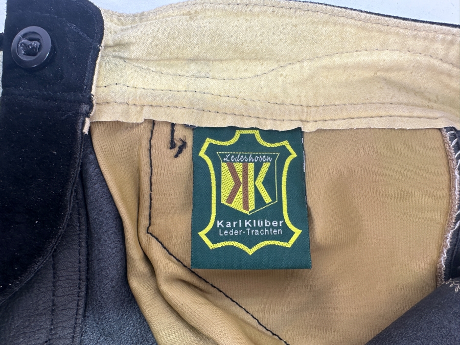 Authentic Leather Karl Kluber German Lederhosen 40' Waist [Photo 6]