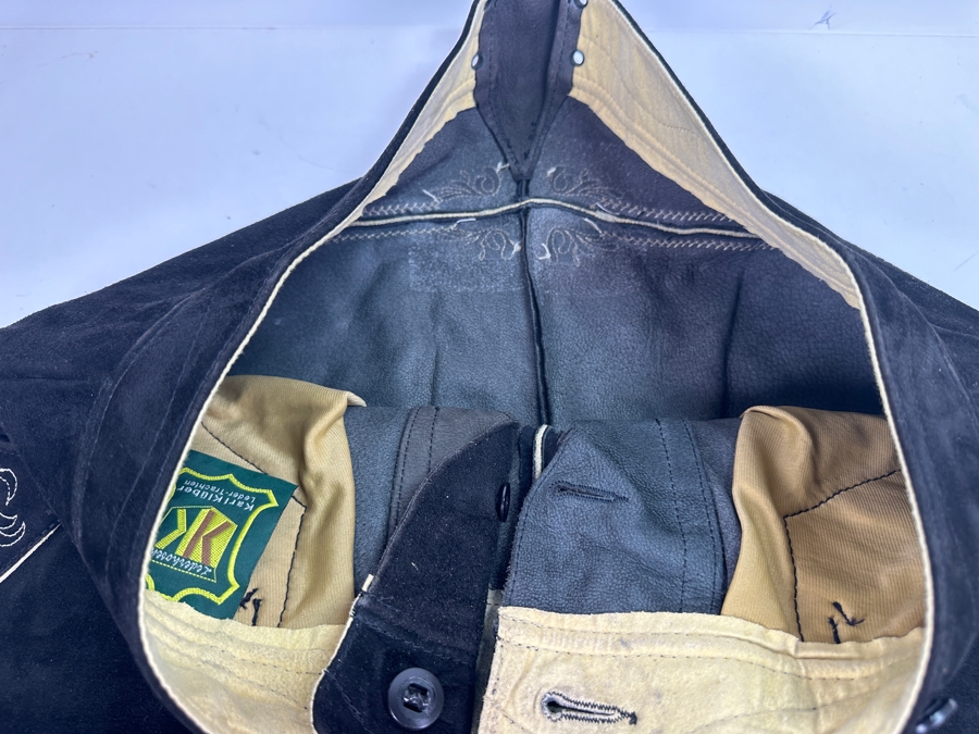 Authentic Leather Karl Kluber German Lederhosen 40' Waist [Photo 5]