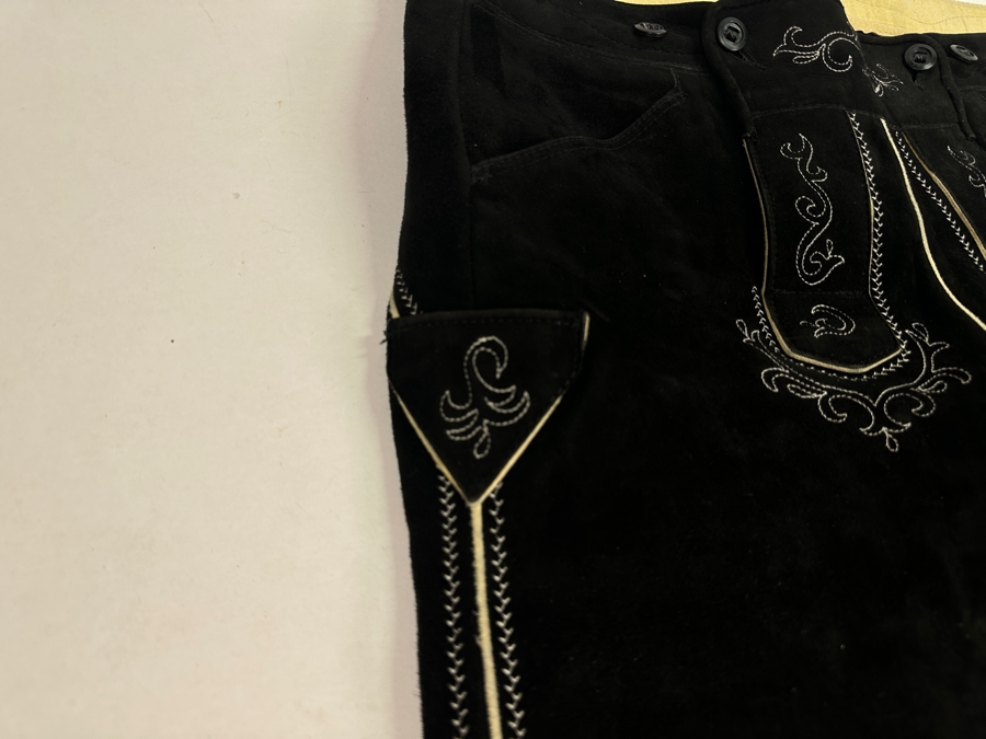 Authentic Leather Karl Kluber German Lederhosen 40' Waist [Photo 4]