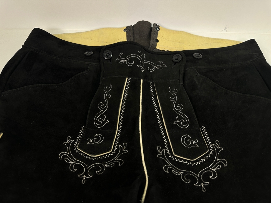 Authentic Leather Karl Kluber German Lederhosen 40' Waist [Photo 3]