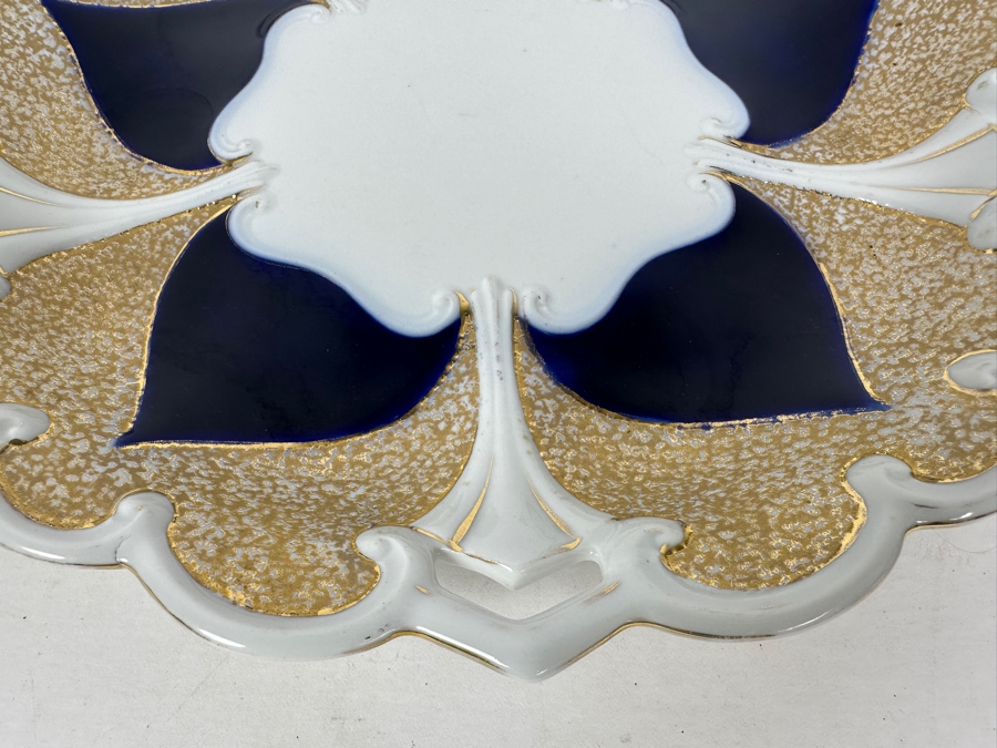 Hand Painted Jlmenau Porcelain Plate 12W [Photo 3]