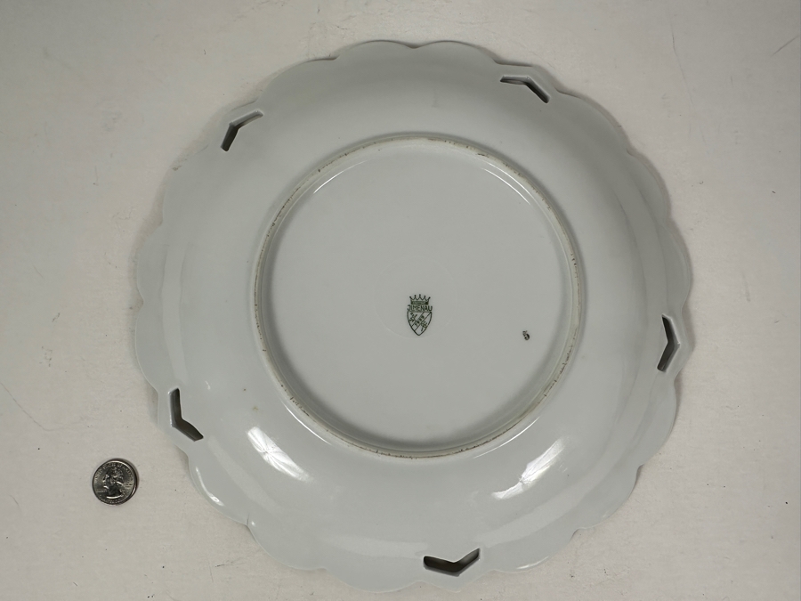 Hand Painted Jlmenau Porcelain Plate 12W [Photo 4]