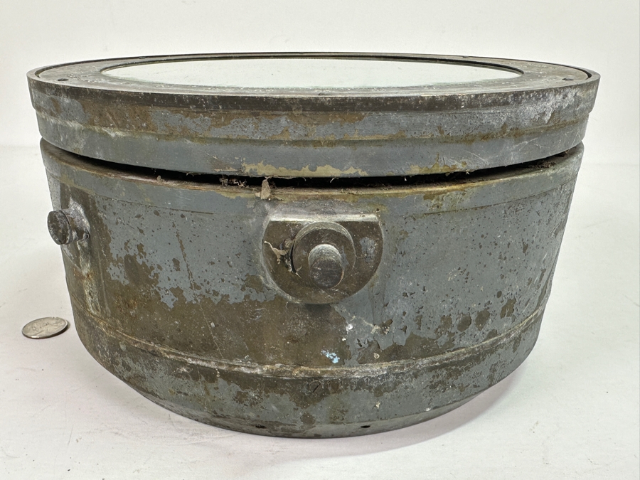 Vintage Nautical Ship's Sestrel Co Henry Browne & So Ltd Dead-Beat No. 1491N Maritime Compass Barking & London Working 10'W X 5.5'H [Photo 15]