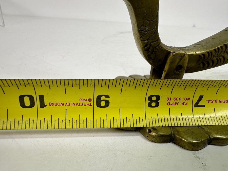 Vintage Solid Brass Fish Motif Door Knocker 9L [Photo 7]