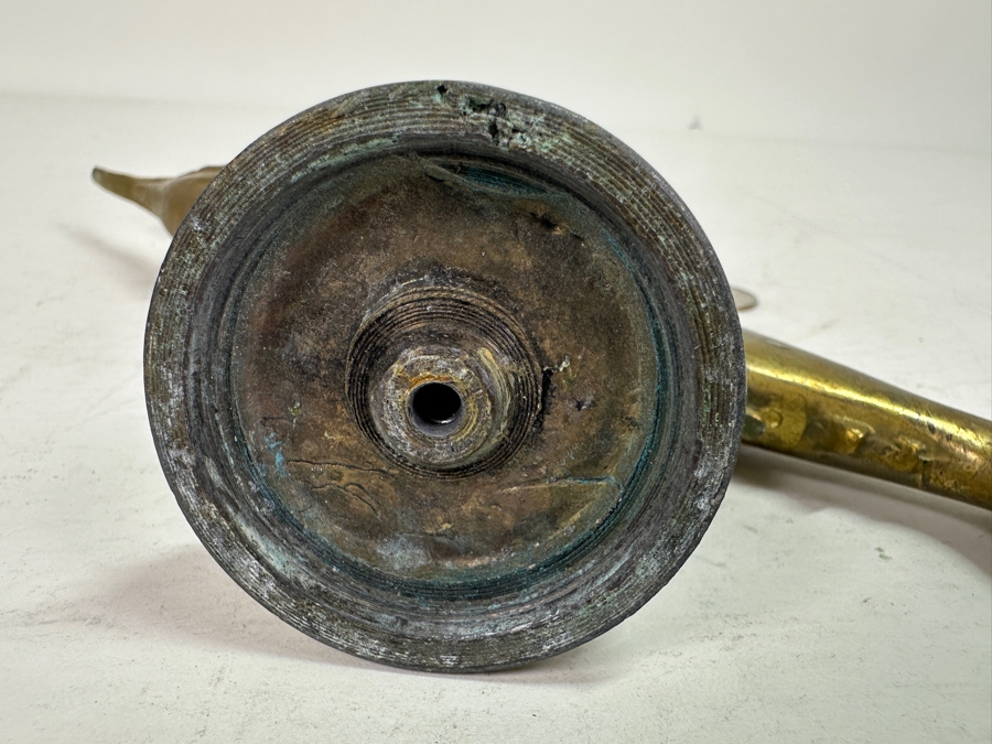 Vintage Brass Sailfish Marlin Hood Ornament Trophy 11.5W X 6H [Photo 6]