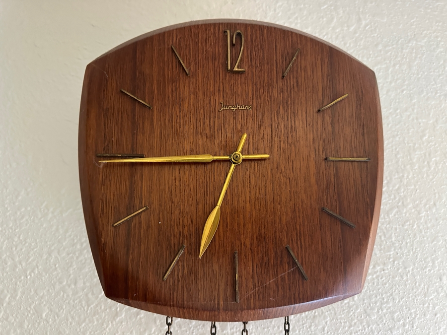 Vintage Mid-Century German Junghans Retro Wall Clock [Photo 5]