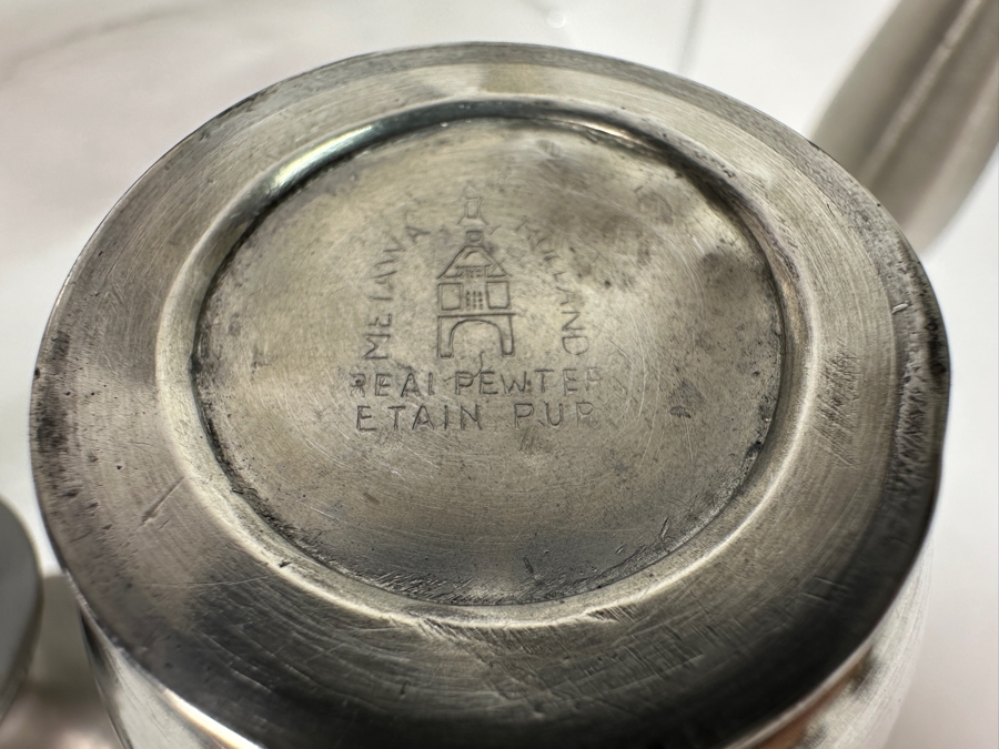 Eleven Vintage Pewter Vases Lot - See Photos [Photo 11]