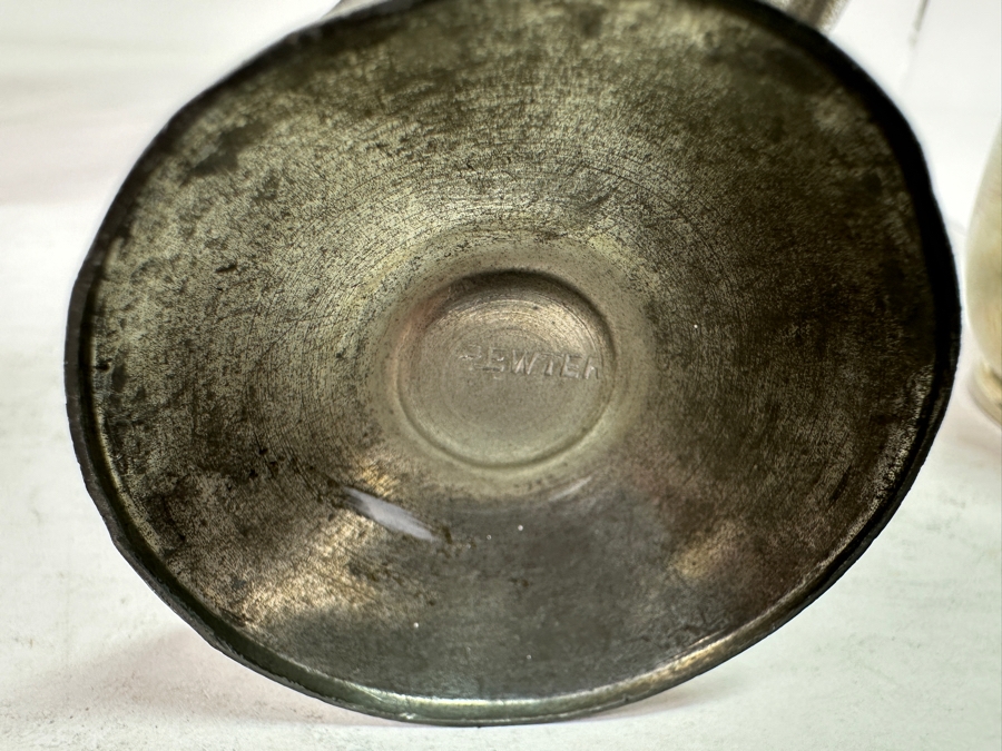 Eleven Vintage Pewter Vases Lot - See Photos [Photo 10]