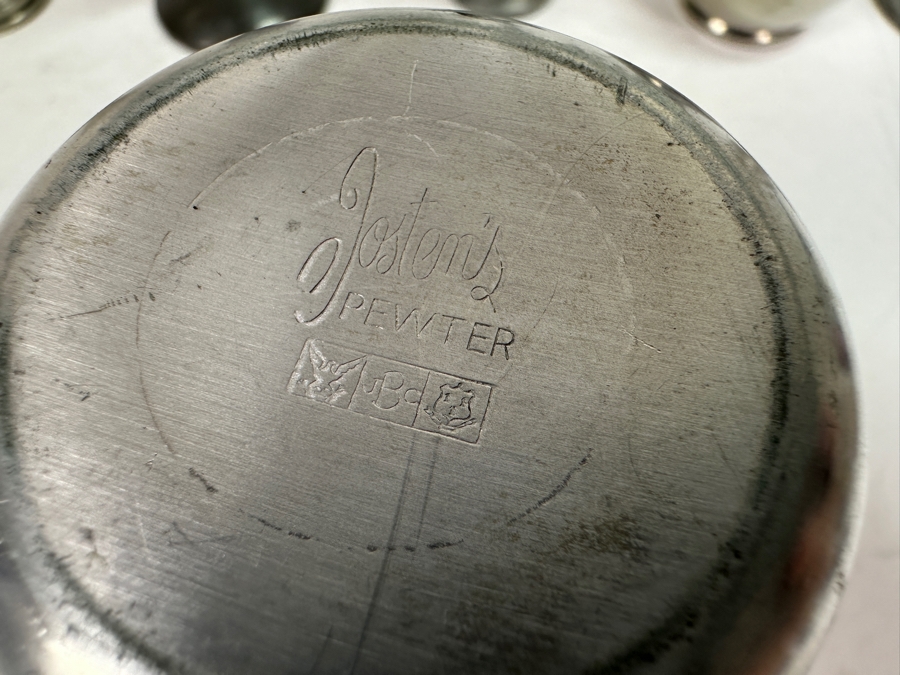 Eleven Vintage Pewter Vases Lot - See Photos [Photo 8]