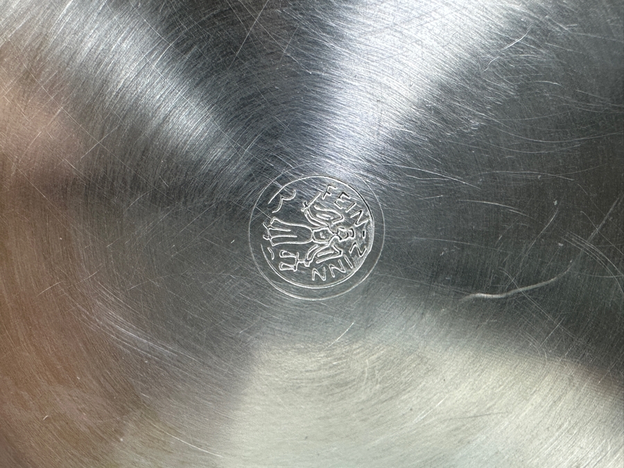 Five Vintage Pewter Tankards With Lids Lot [Photo 11]