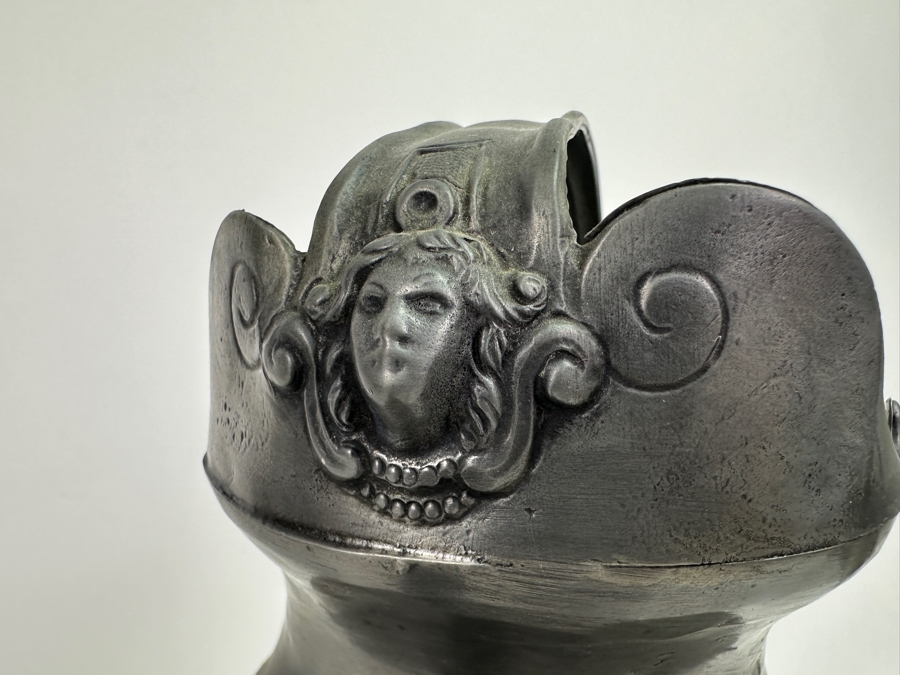 Antique Pewter Hallmarked Water Pitcher 12H [Photo 3]