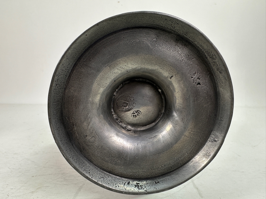 Antique Pewter Hallmarked Water Pitcher 12H [Photo 7]