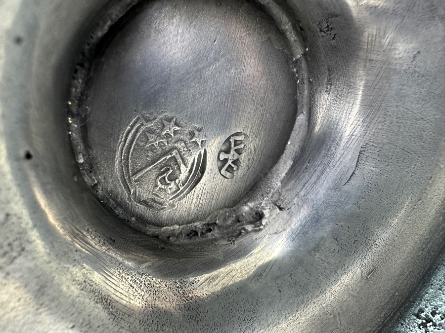 Antique Pewter Hallmarked Water Pitcher 12H [Photo 9]