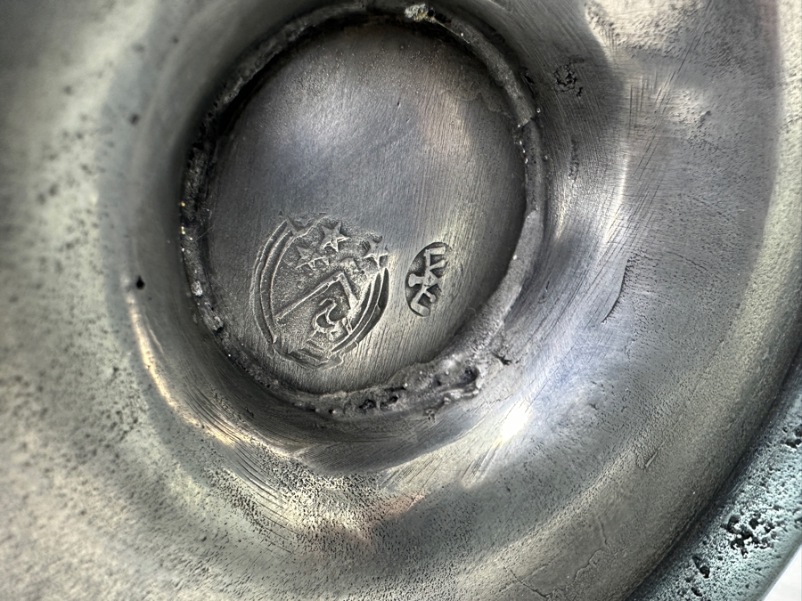 Antique Pewter Hallmarked Water Pitcher 12H [Photo 8]