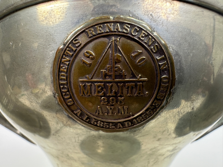 Vintage Pewter Tankard Lot With Antique 1910 Trophy [Photo 5]