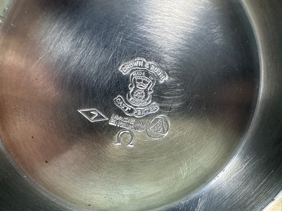 Vintage Pewter Tankard Lot With Antique 1910 Trophy [Photo 13]