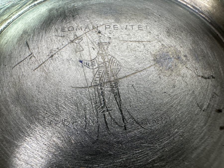 Vintage Pewter Tankard Lot With Antique 1910 Trophy [Photo 15]