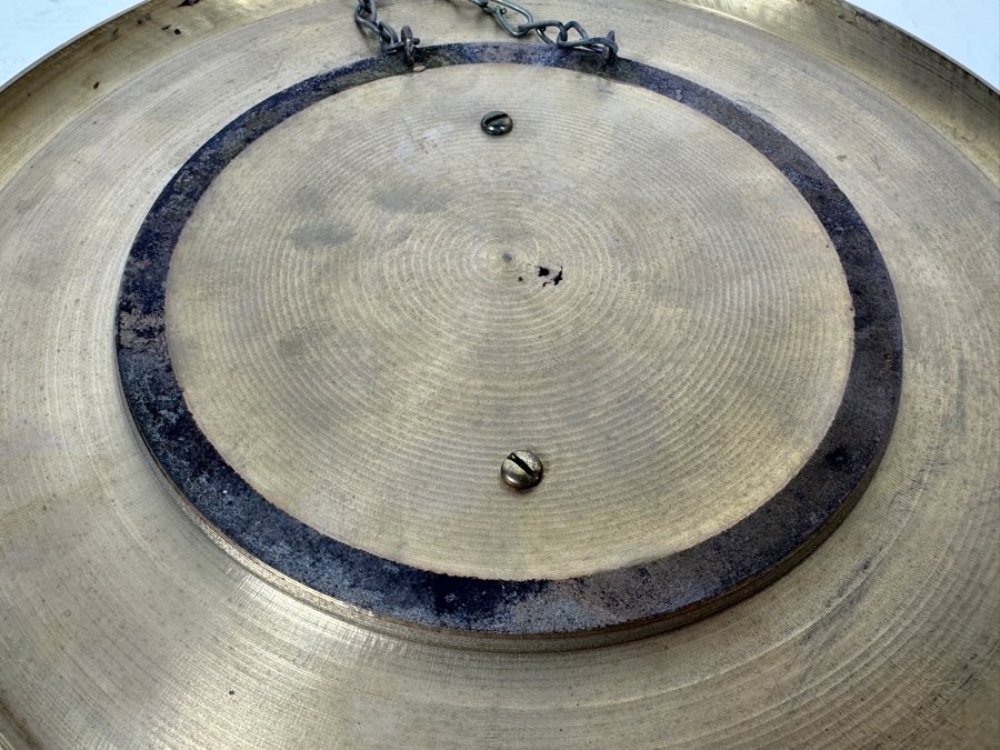 Vintage Solid Brass Department Of The Army United States Of America Round Wall Plaque 10.5W [Photo 7]