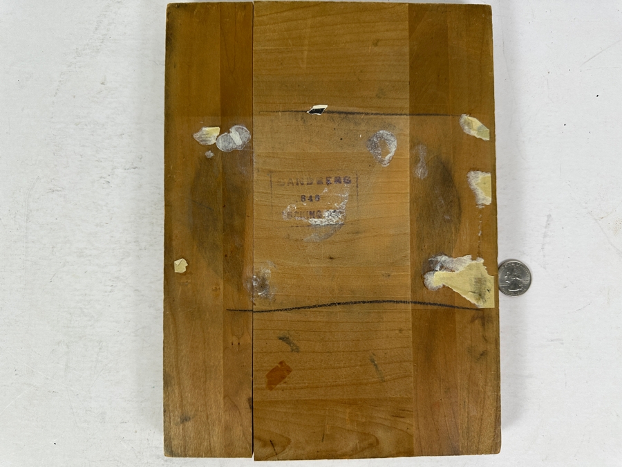 Vintage Original National Safety Council Metal Press Block Printing Stamp 'Heed Signs Of Life' Yield, Rail Road Crossing, Speed Zone Ahead 8 X 11 [Photo 8]