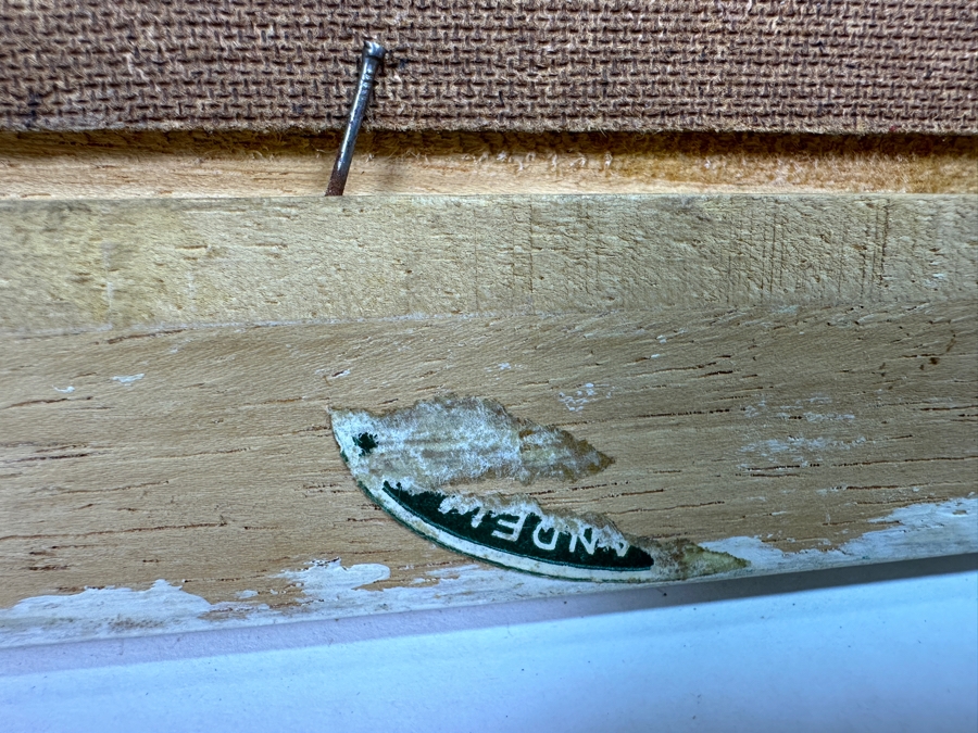 Original Nautical Marina Painting On Board Artist Signed 17.5 X 10 Framed [Photo 14]