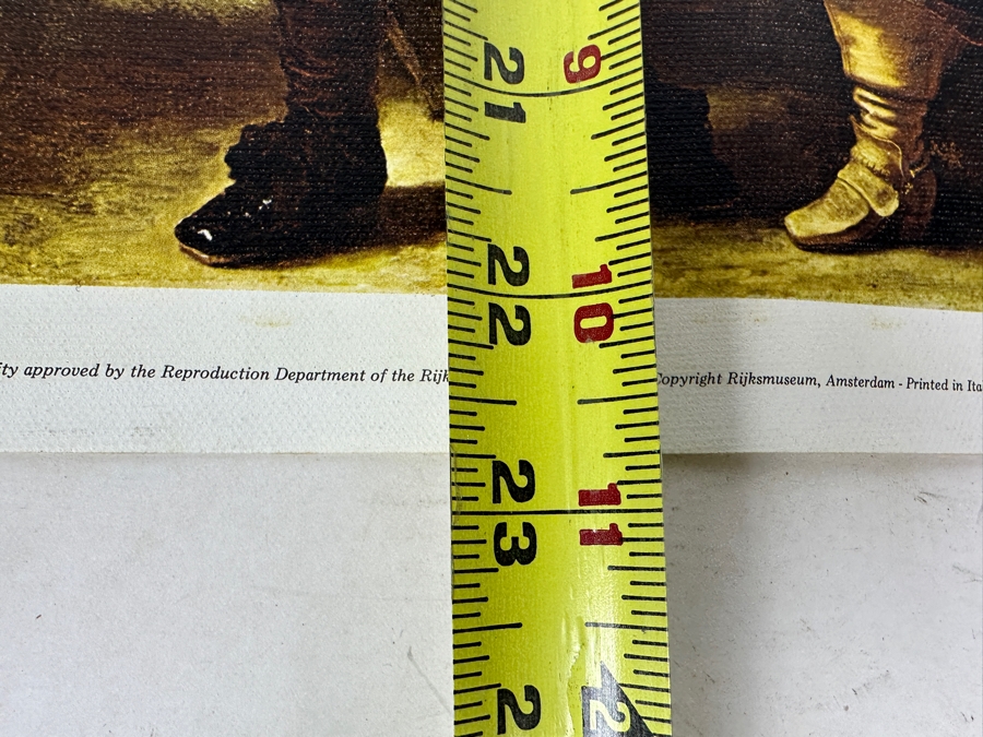 Rembrandt Canvas Print Titled 'The Night Watch' From The Reproduction Dept Of The Rijksmuseum In Amsterdam Print In Italy By Scala, Florence 28 X 23 [Photo 17]