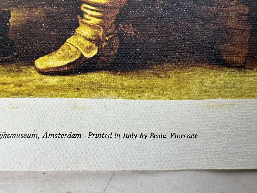 Rembrandt Canvas Print Titled 'The Night Watch' From The Reproduction Dept Of The Rijksmuseum In Amsterdam Print In Italy By Scala, Florence 28 X 23 [Photo 13]