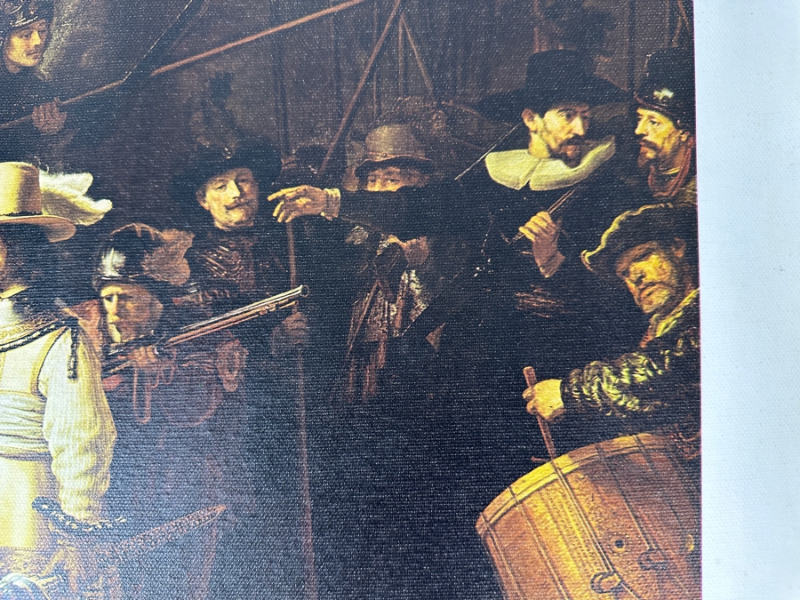 Rembrandt Canvas Print Titled 'The Night Watch' From The Reproduction Dept Of The Rijksmuseum In Amsterdam Print In Italy By Scala, Florence 28 X 23 [Photo 9]