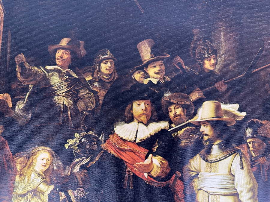 Rembrandt Canvas Print Titled 'The Night Watch' From The Reproduction Dept Of The Rijksmuseum In Amsterdam Print In Italy By Scala, Florence 28 X 23 [Photo 6]