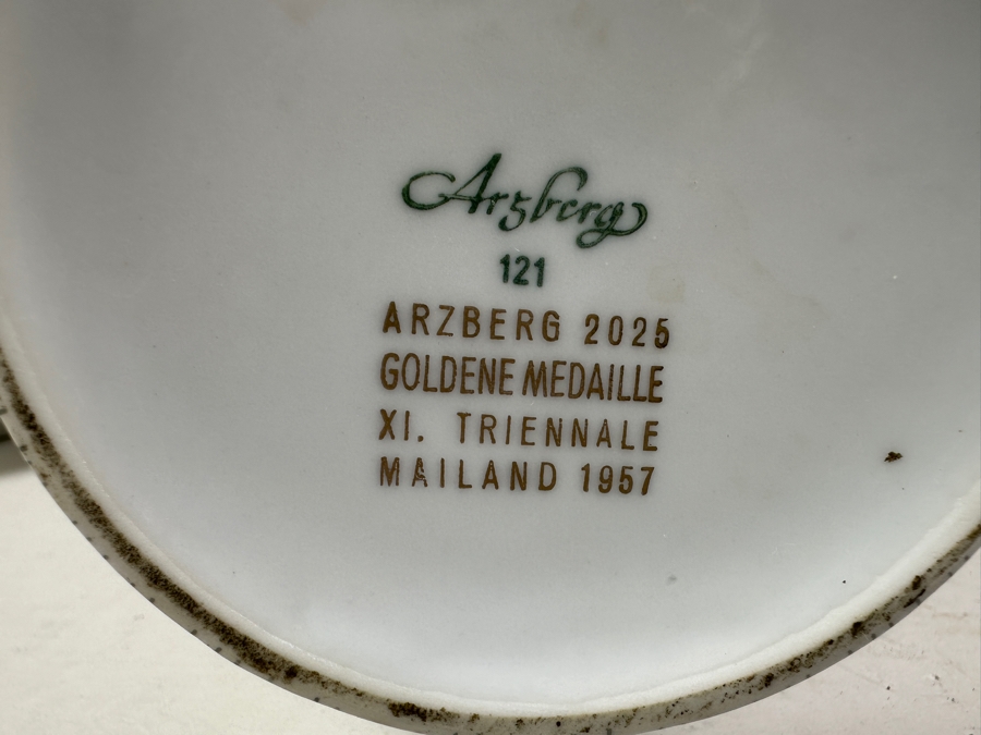 Vintage Mid-Century Arzberg Goldene Medaille German Porcelain China Service Set By Heinrich Loffelhardt - 24 Pieces [Photo 21]