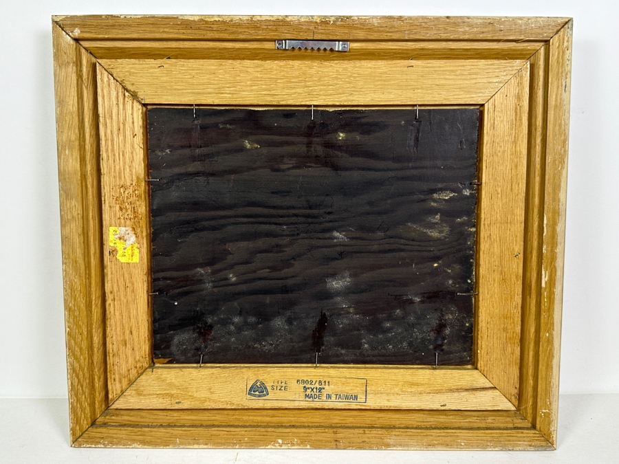 Original Impressionist Artwork On Board Possible Amsterdam Canal / Bridge Scene 11 X 9 Framed 17 X 15 [Photo 8]