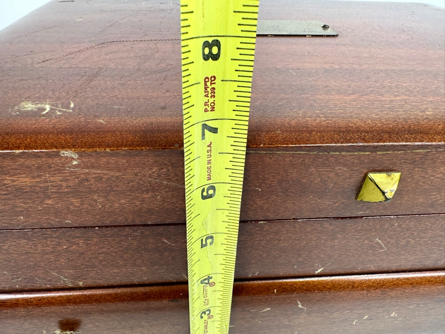 Vintage Gold Plated Royal Gallery Flatware Set With Wooden Case 18W X 12D X 7H Approximate Service For 6 [Photo 18]