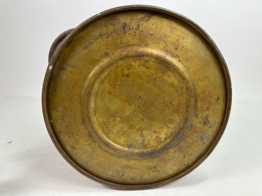 Vintage Repousse Copper Coal Scuttle Umbrella Stand 19.5H [Photo 6]