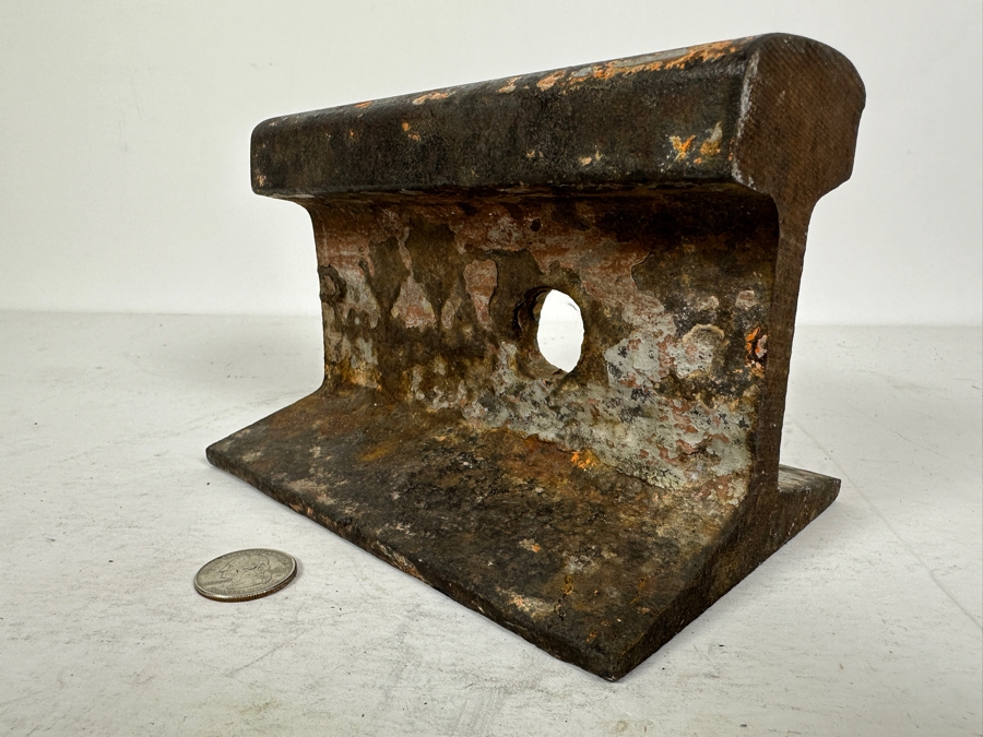 Railroad Train Track Section Repurposed Ship's Cleat 6.5W X 4.5H [Photo 4]