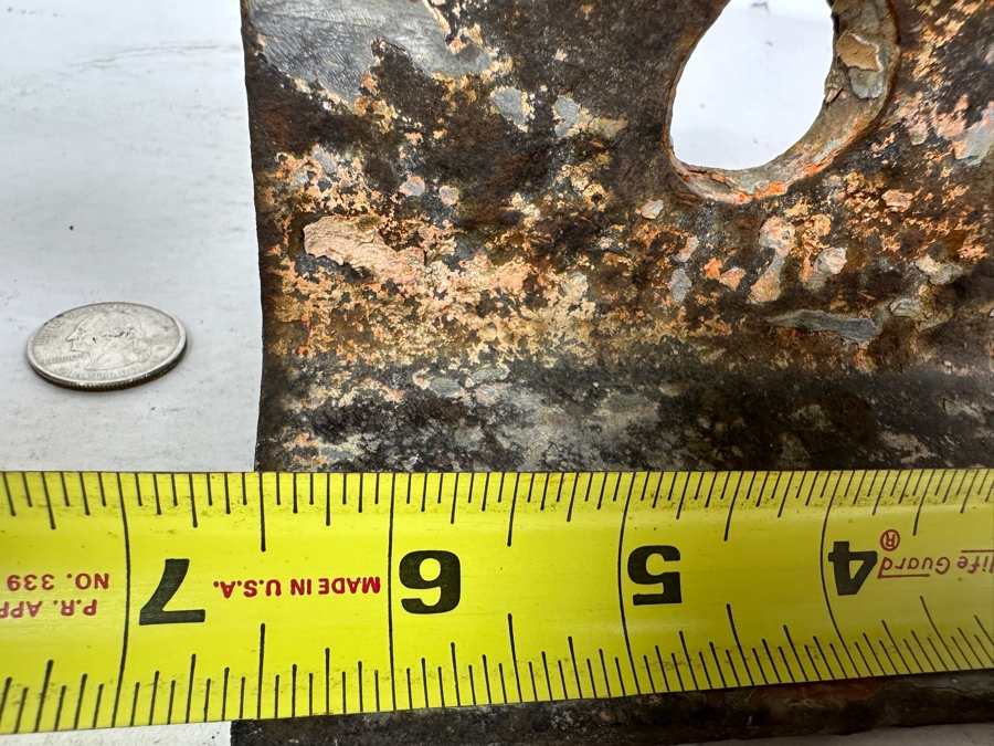 Railroad Train Track Section Repurposed Ship's Cleat 6.5W X 4.5H [Photo 7]