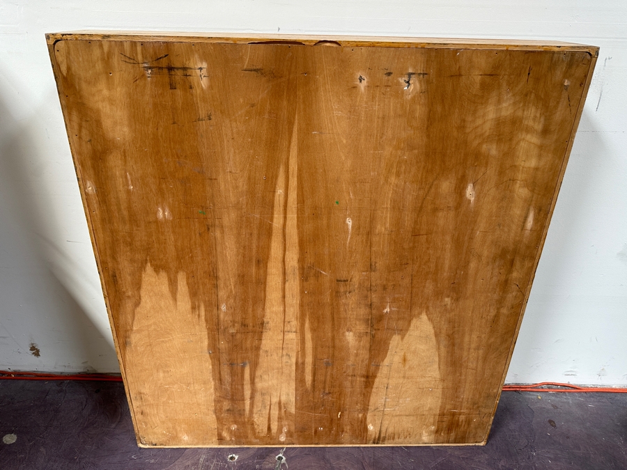 Solid Wood Lockable Narrow Display Cabinet Case 41.5W X 7D X 44.5H [Photo 12]