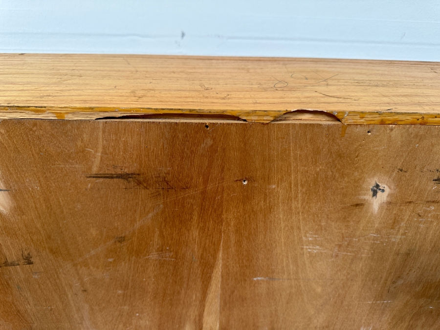 Solid Wood Lockable Narrow Display Cabinet Case 41.5W X 7D X 44.5H [Photo 14]