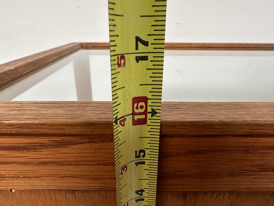 Countertop Display Case With Lockable Hinged Back (Have Key) 35.5W X 18.5D X 16H [Photo 10]