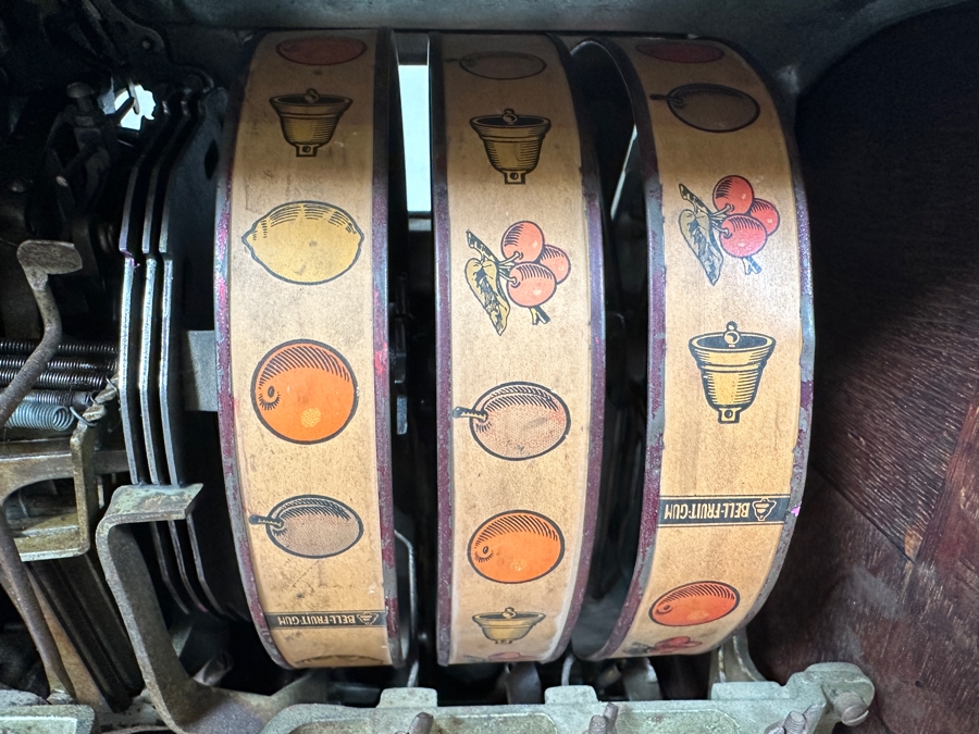 1925 Original Rare 5 Cent O. D. Jennings Rock-Ola Gooseneck Slot Machine Filled With Vintage Nickels Ready To Payout S/N 688010 Working 15W X 14D X 25H [Photo 27]