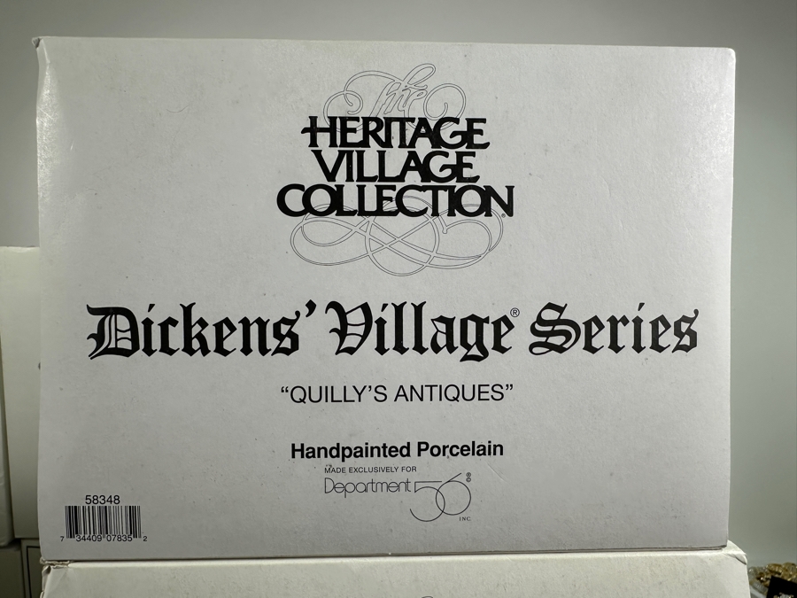 (10) Department 56 Hand Painted Porcelain Villages With Boxes - See Photos [Photo 20]