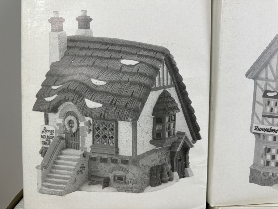 (10) Department 56 Hand Painted Porcelain Villages With Boxes - See Photos [Photo 6]