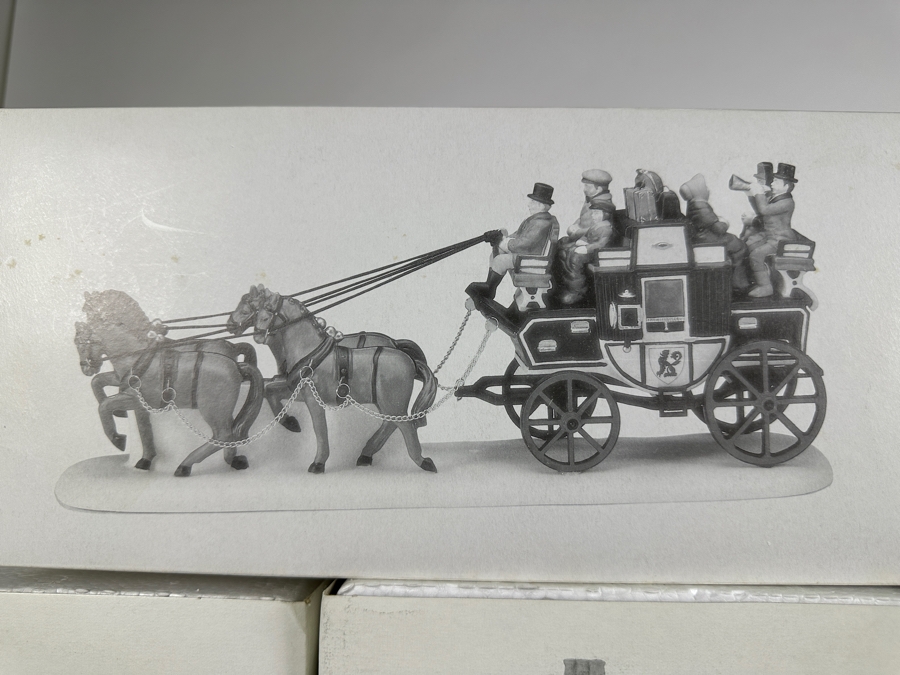 (10) Department 56 Hand Painted Porcelain Villages With Boxes - See Photos [Photo 13]