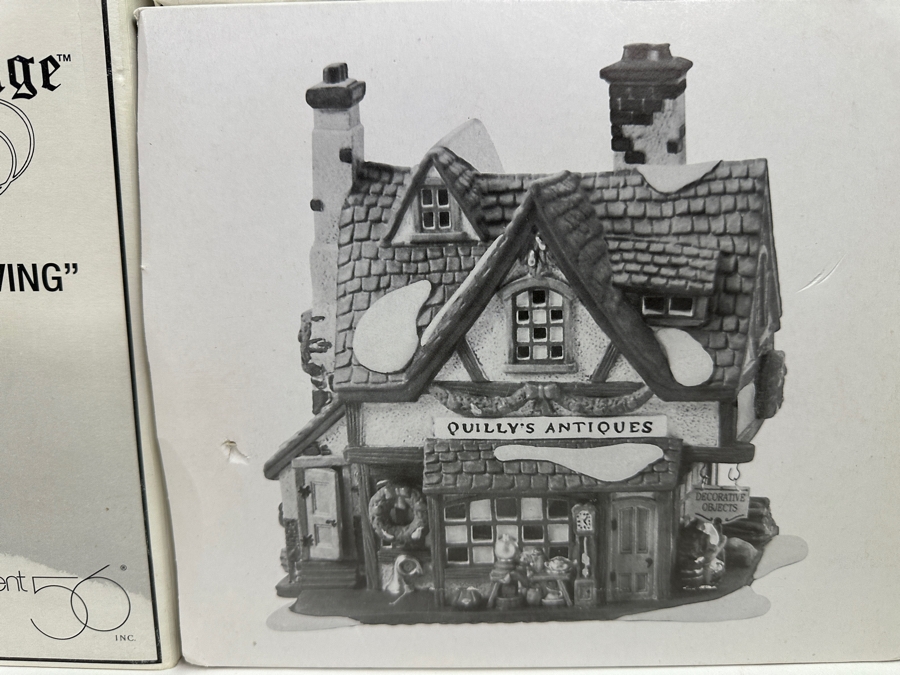 (10) Department 56 Hand Painted Porcelain Villages With Boxes - See Photos [Photo 9]
