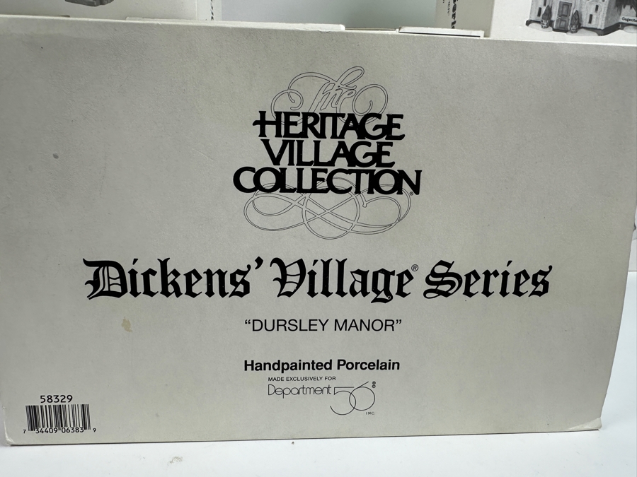 (10) Department 56 Hand Painted Porcelain Villages With Boxes - See Photos [Photo 18]