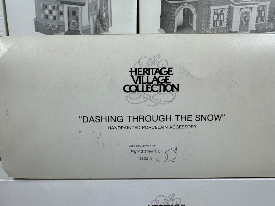 (10) Department 56 Hand Painted Porcelain Villages With Boxes - See Photos [Photo 15]