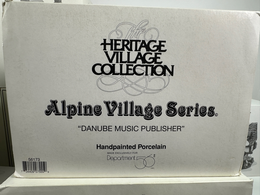 (10) Department 56 Hand Painted Porcelain Villages With Boxes - See Photos [Photo 19]