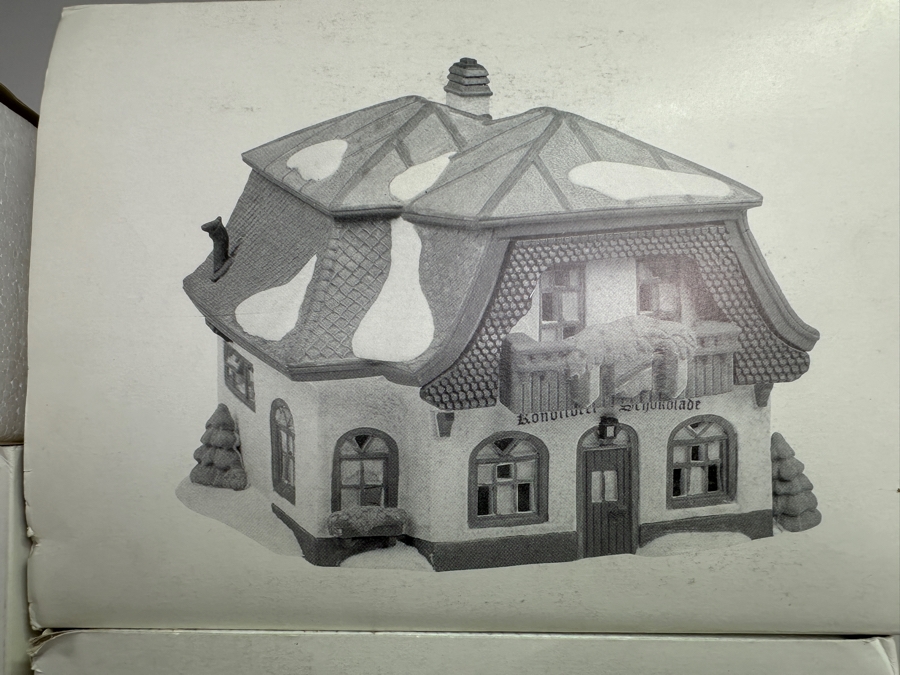 (10) Department 56 Hand Painted Porcelain Villages With Boxes - See Photos [Photo 11]