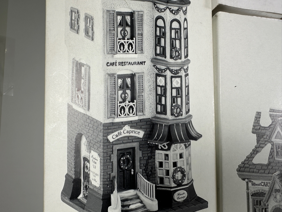 (14) Department 56 Hand Painted Porcelain Villages With Boxes - See Photos [Photo 16]