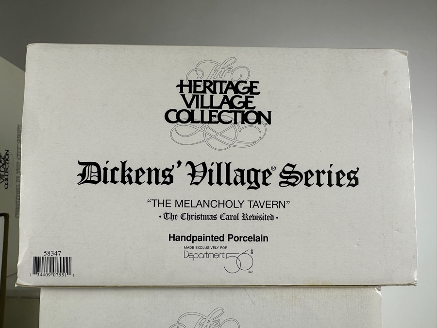 (14) Department 56 Hand Painted Porcelain Villages With Boxes - See Photos [Photo 26]